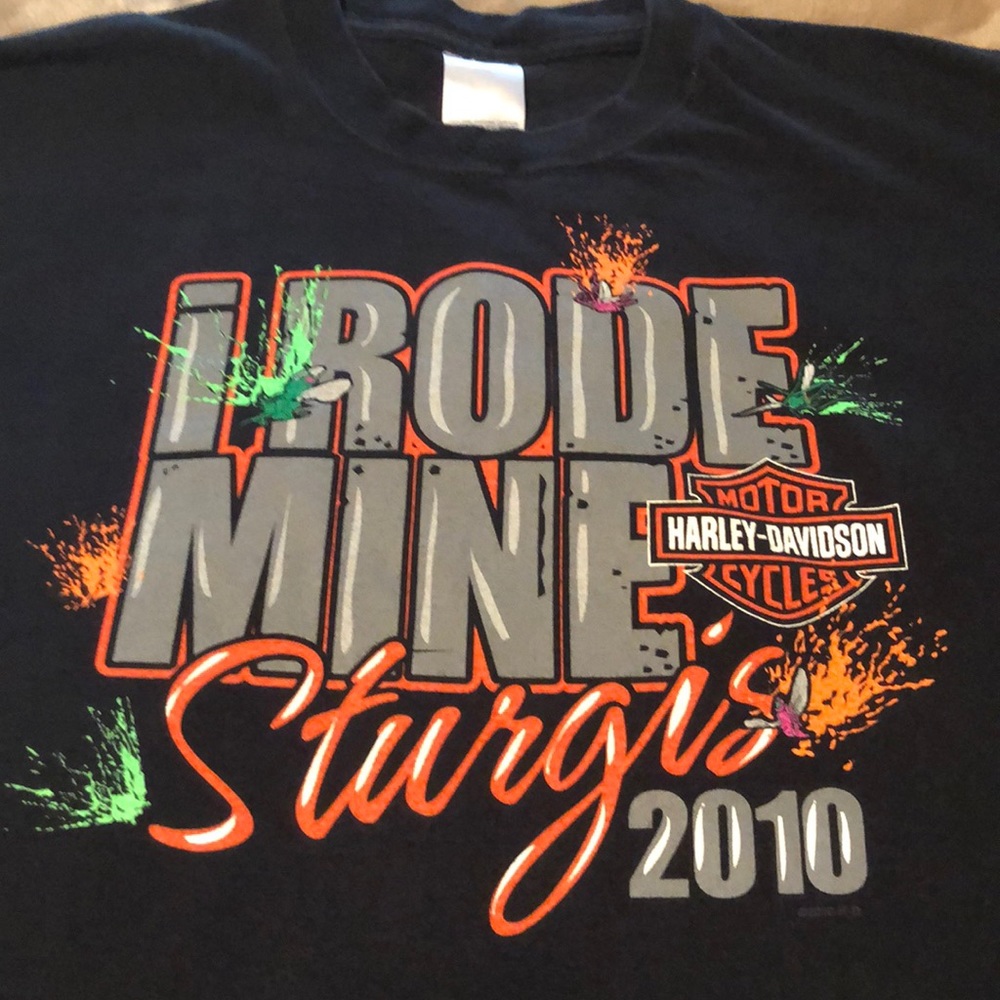 Harley Davidson H-D Sturgis 2010 T Shirt 70th ann.